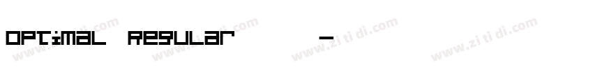 Optimal Regular中文细体字体转换